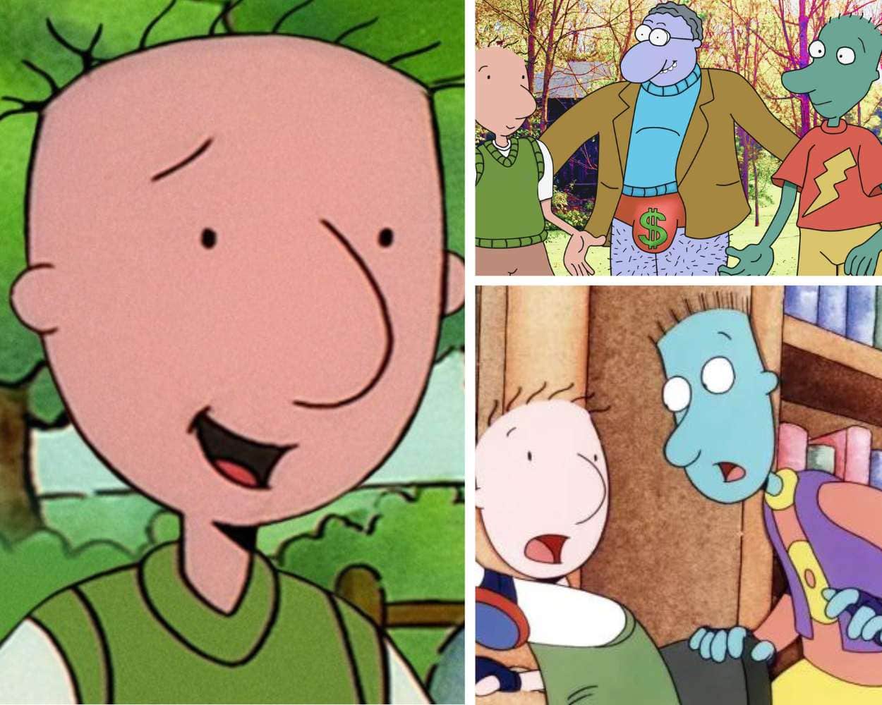 Doug Funnie from Doug, journal-writing cartoon character