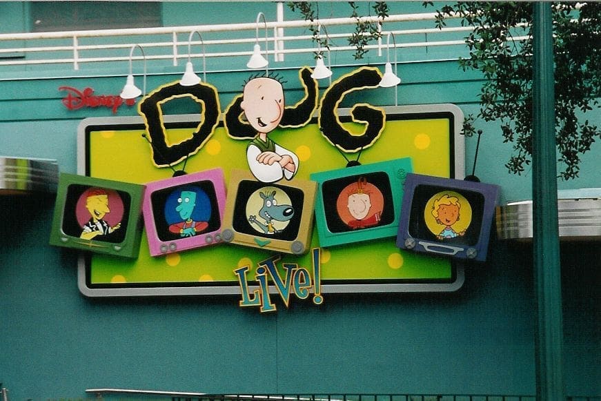 Doug Funnie at Disney theme parks - meet and greet appearances