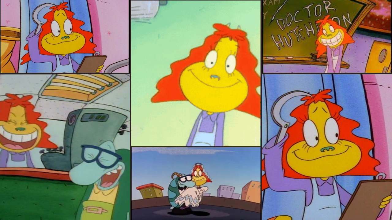 Dr. Paula Hutchison from Rocko's Modern Life the cheerful cat