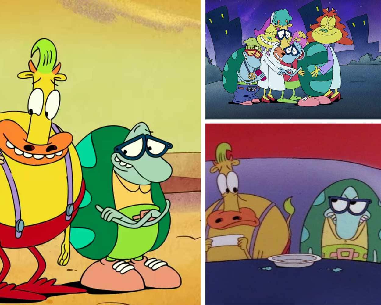 Filburt Shellbach from Rocko's Modern Life - main character evolution