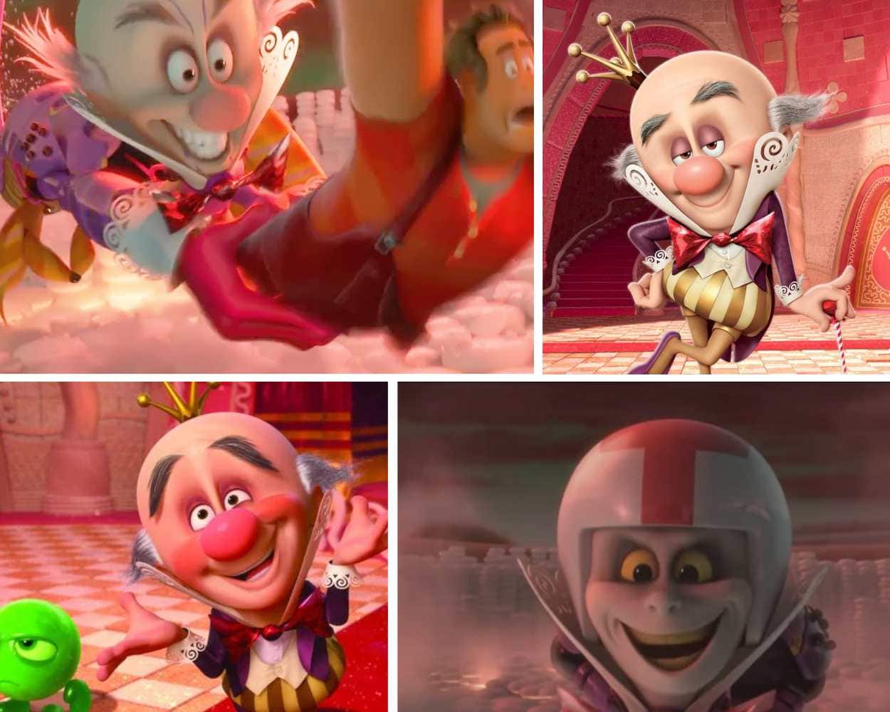 King Candy from Wreck-It Ralph voiced by Alan Tudyk