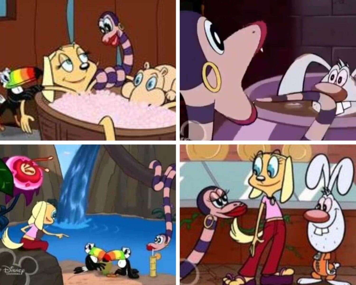 Lola Boa and Brandy - Amazon rainforest snake friendship Disney