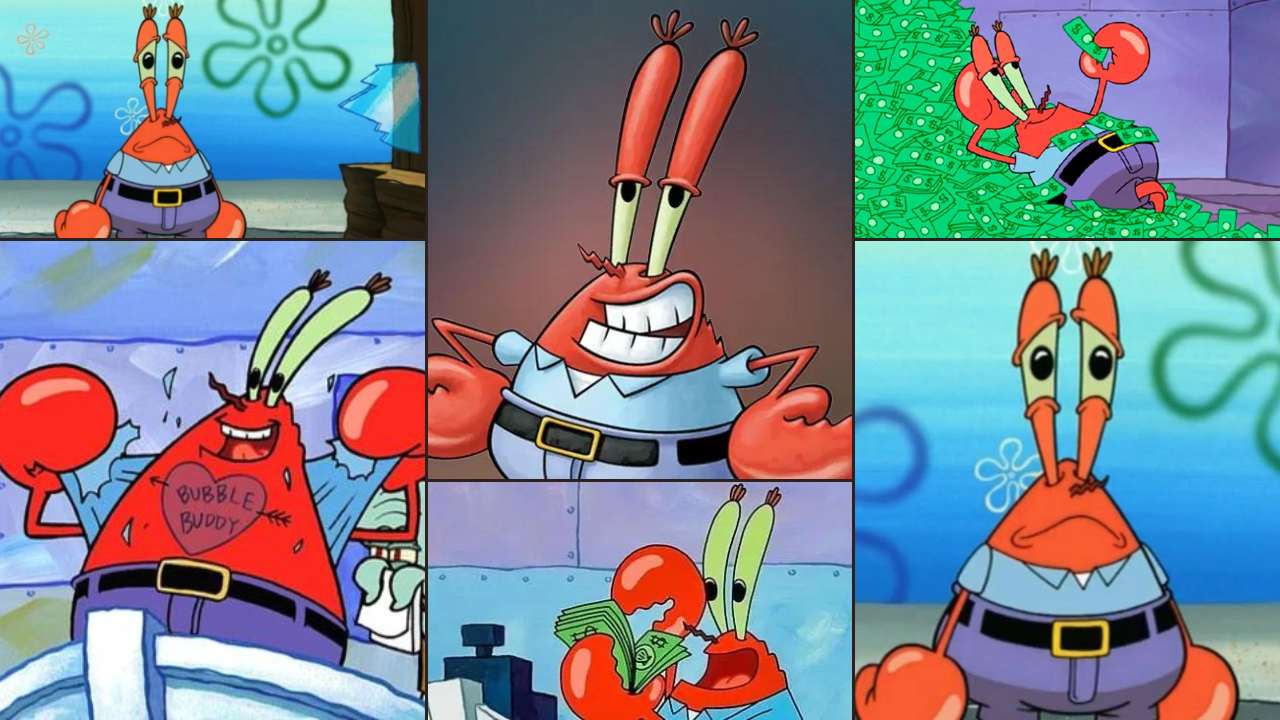 Mr. Krabs from SpongeBob SquarePants the Krusty Krab owner