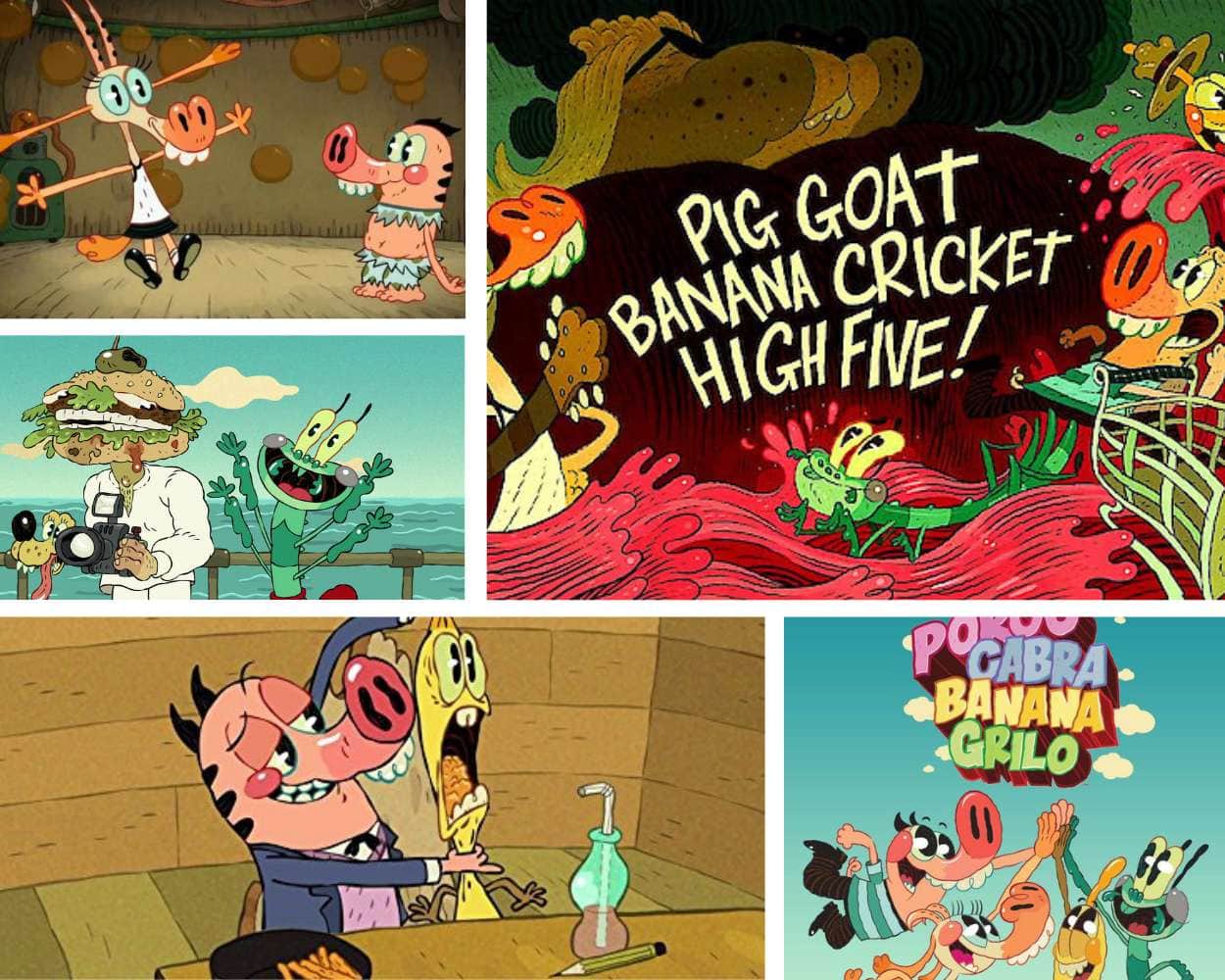 Pig Goat Banana Cricket TV show Boopelite City