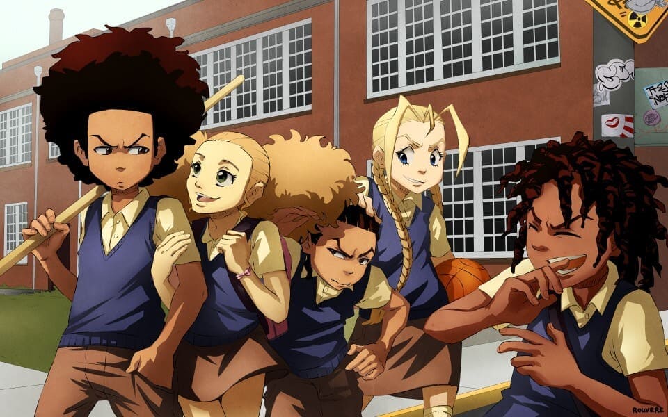 Huey Freeman relationships from The Boondocks
