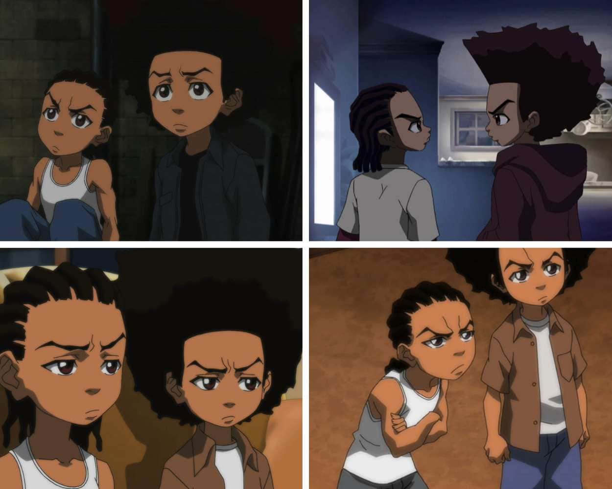 Riley Freeman and Huey Freeman from The Boondocks