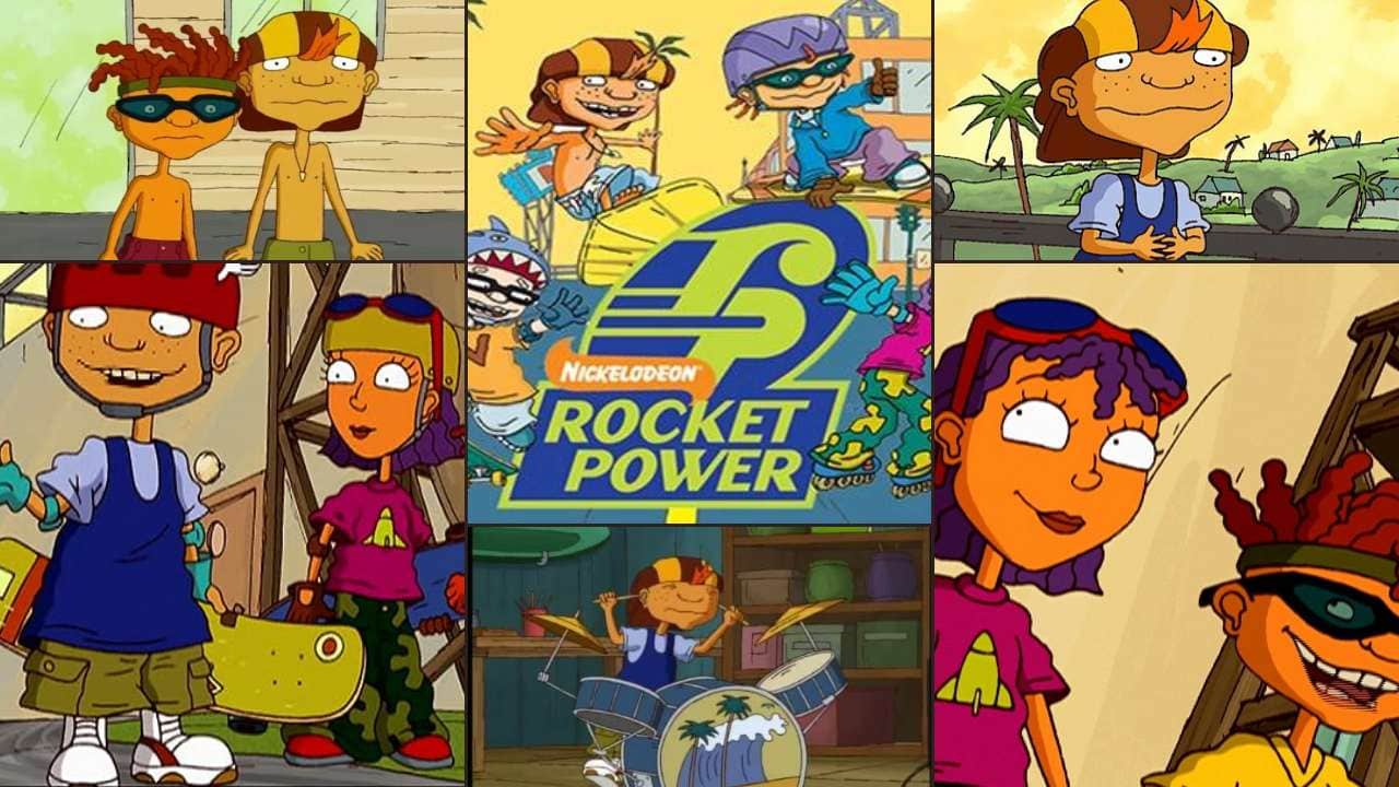 Rocket Power TV series from 1999 to 2004 with the main characters