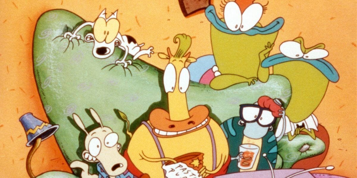 Rocko Heffer and Filburt the main trio from Rocko's Modern Life