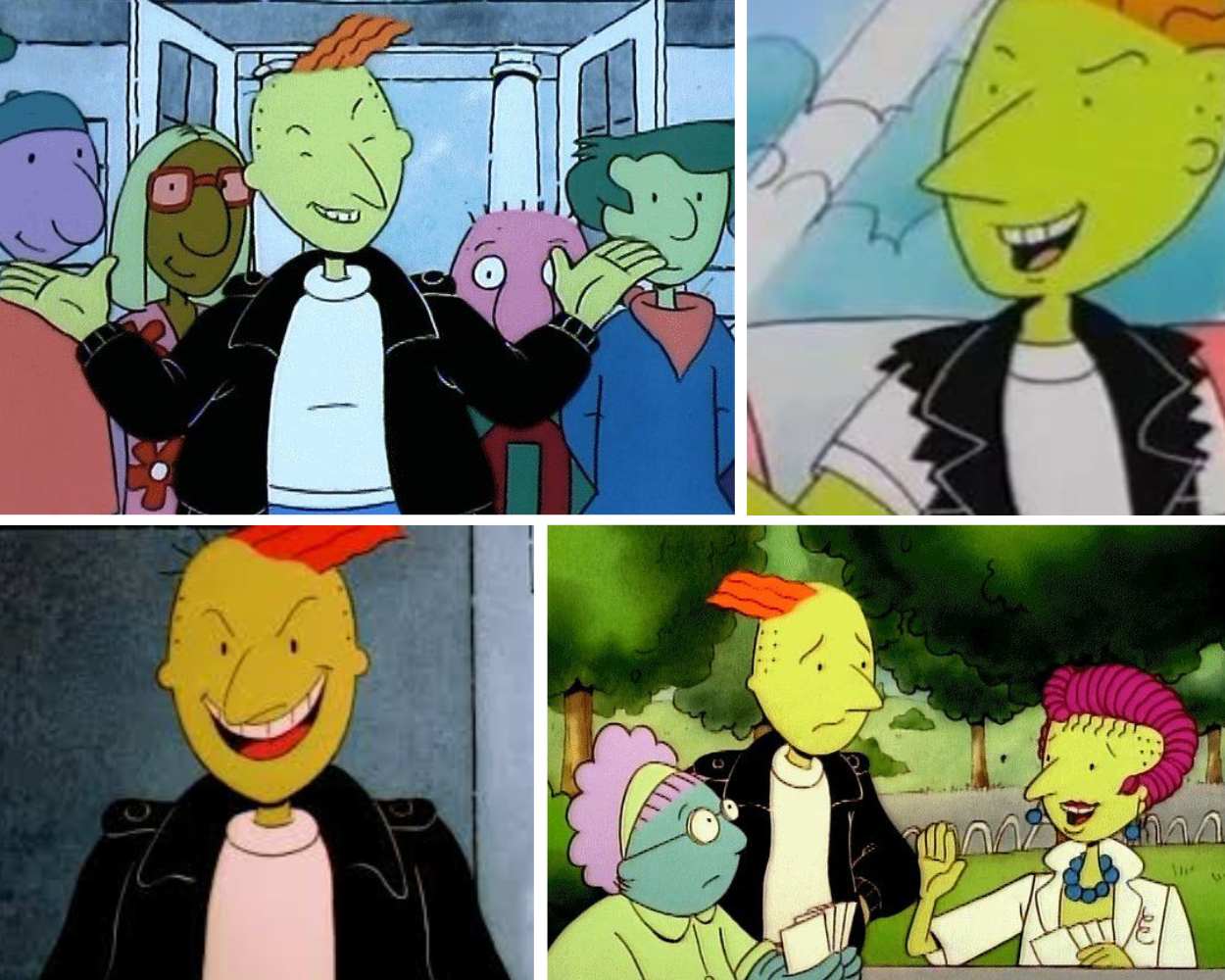 Roger Klotz green cartoon character from Doug