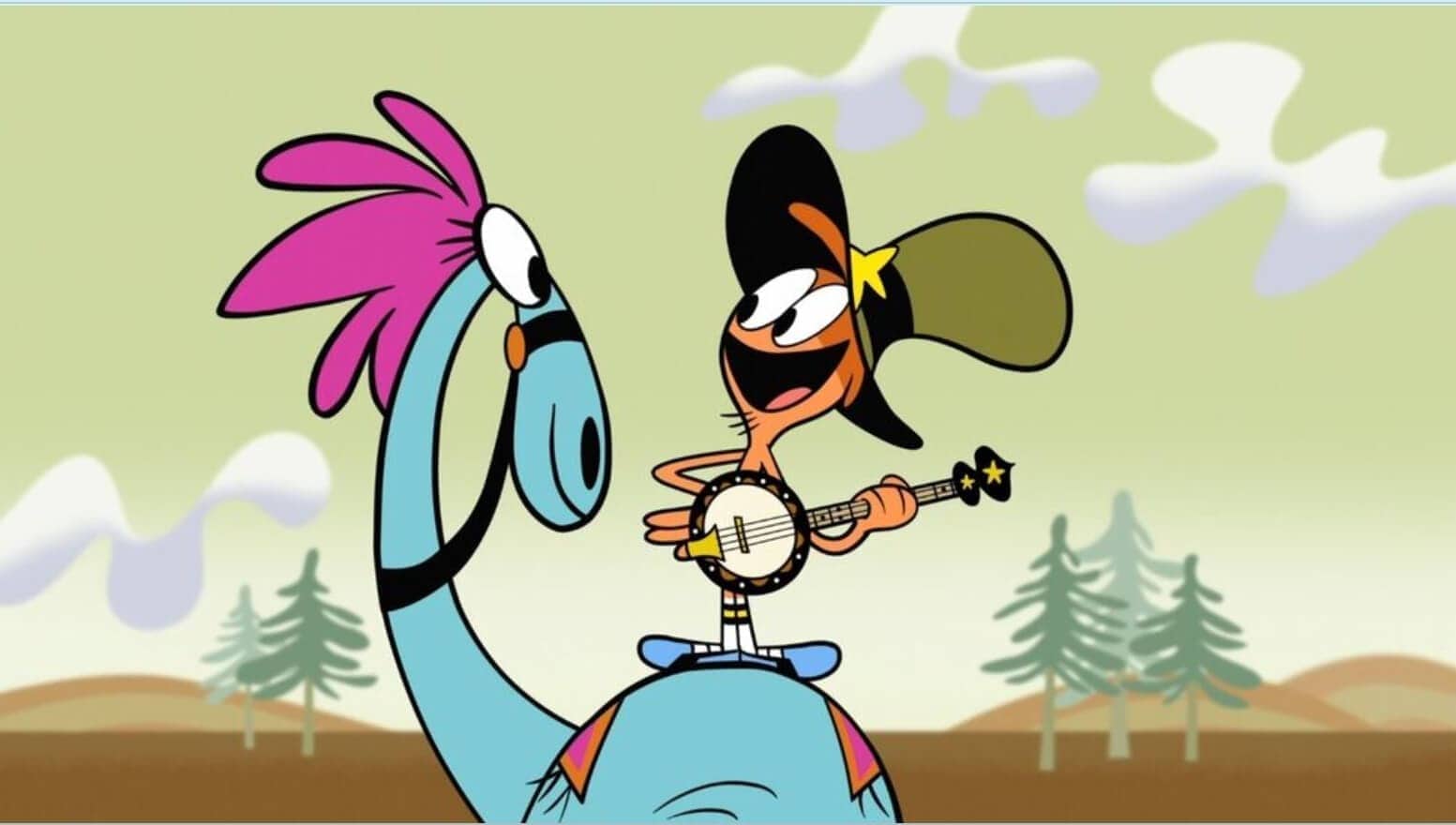 Sylvia and Wander - best friends from the Disney animated series