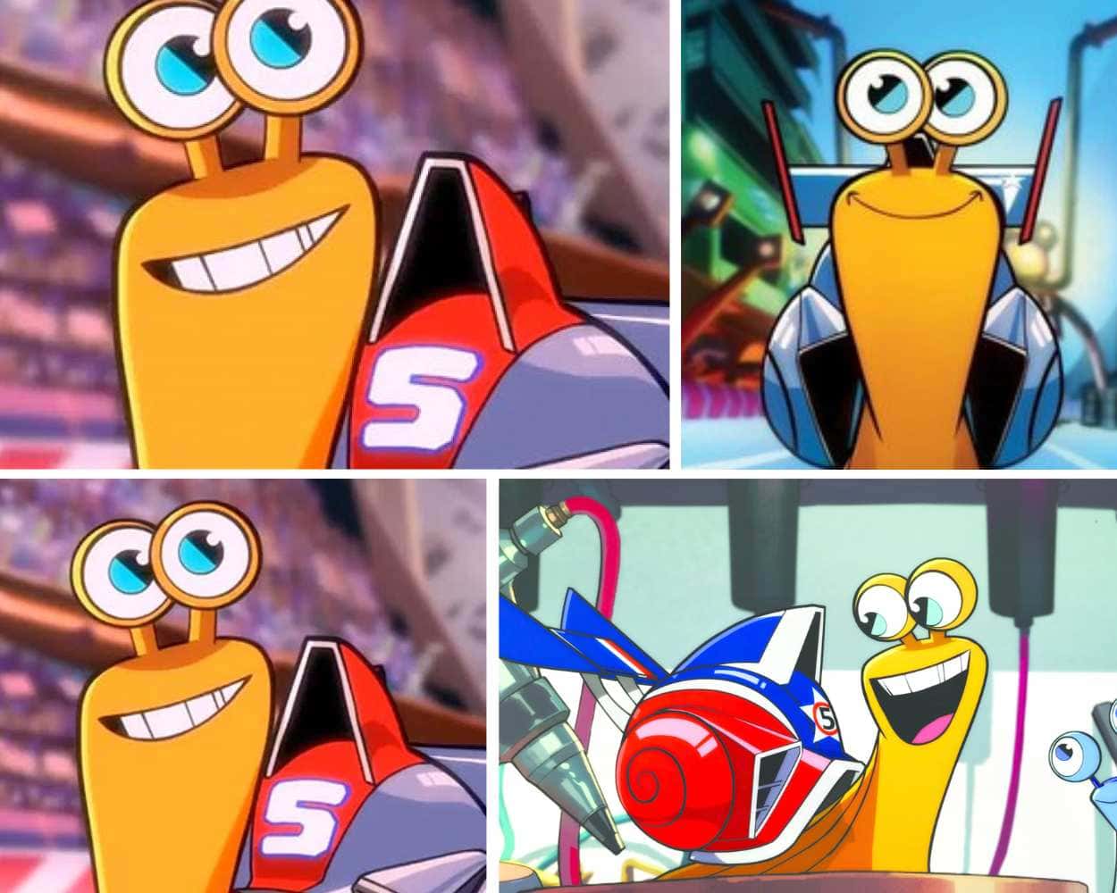 Turbo the protagonist snail from Turbo Fast