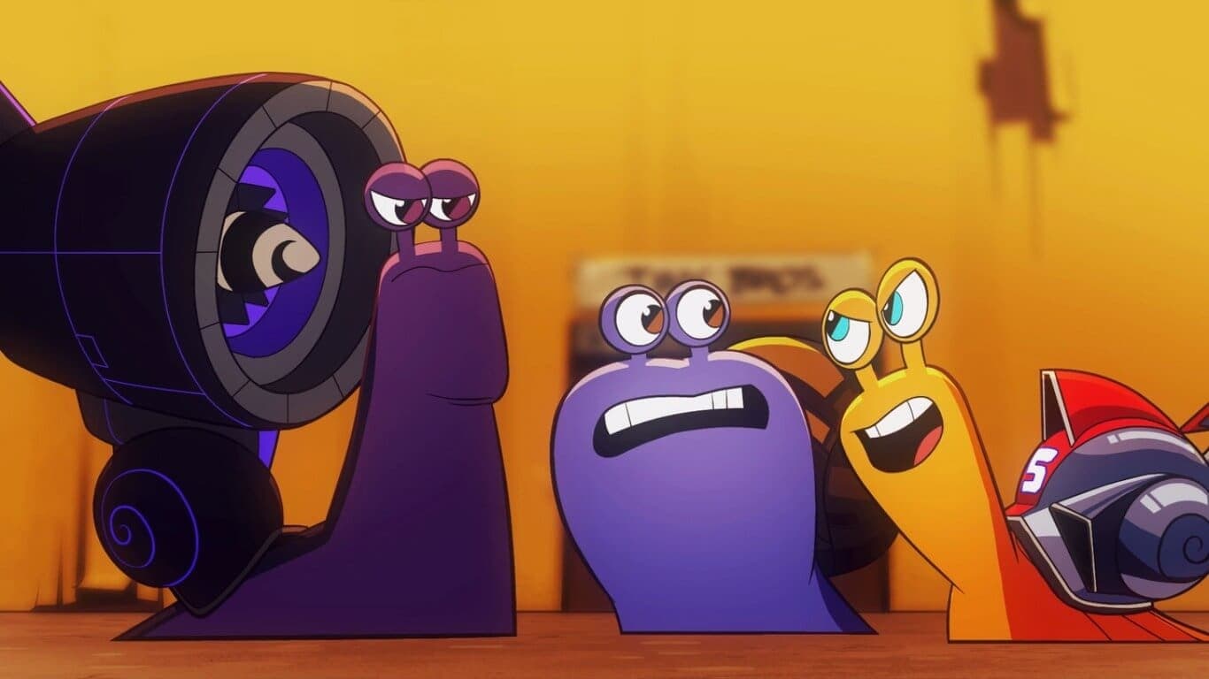 Whiplash the leader of Tito's snail racing team