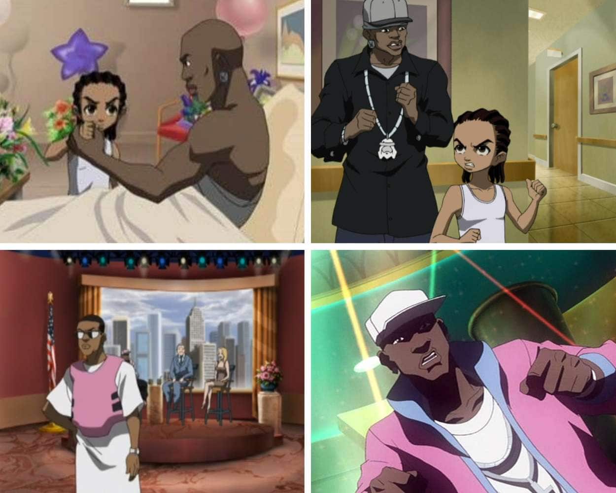 Boondocks Gangstalicious character satire