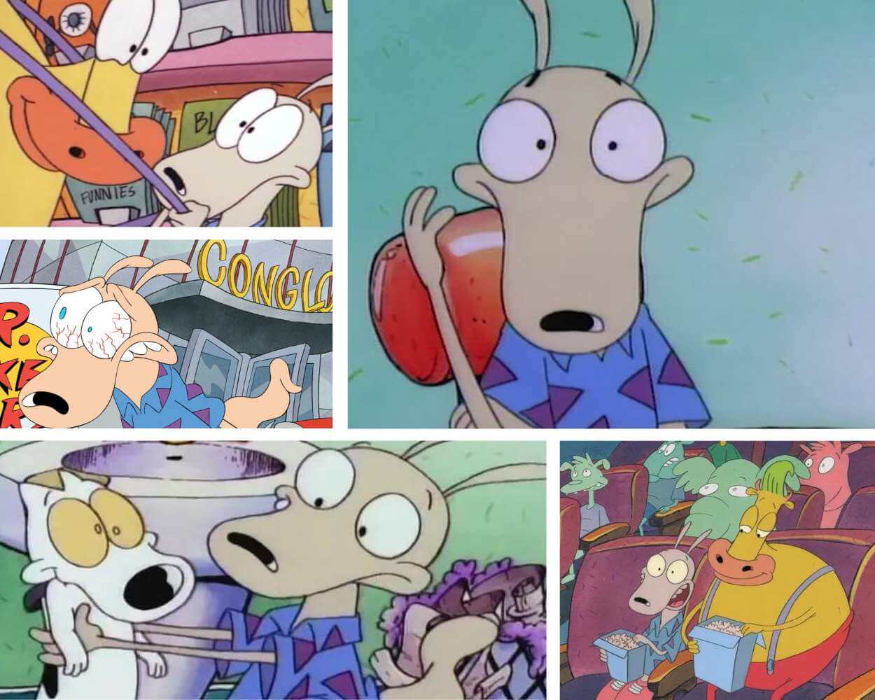 Rocko's Modern Life satire and themes about modern living