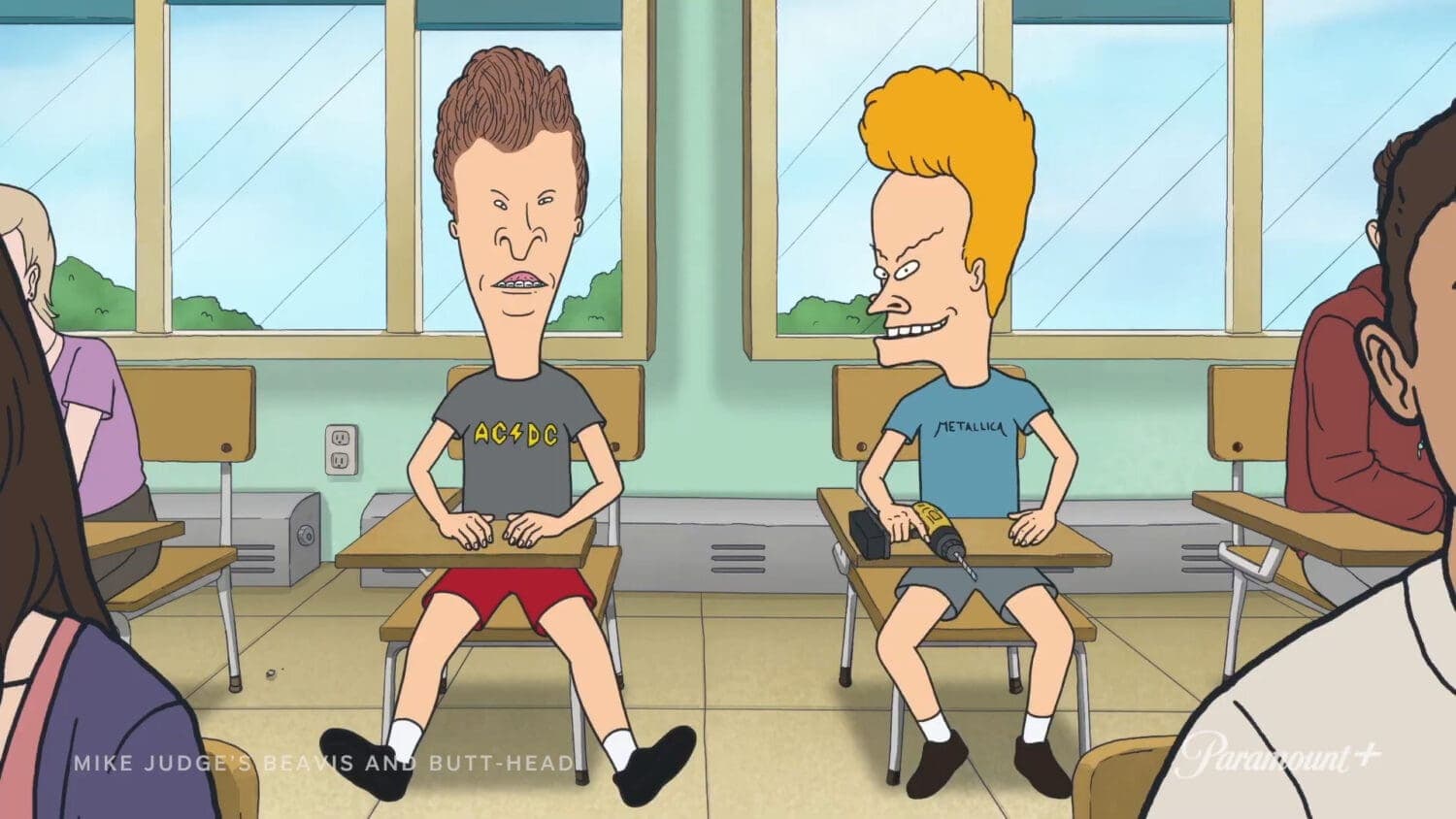 Beavis and Butt-Head, odd adult cartoon characters known for strange laughter and crude humor