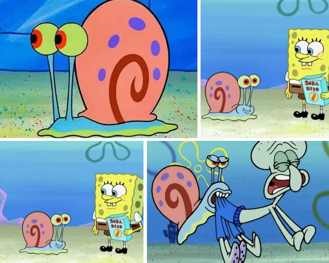 Gary the Snail - SpongeBob SquarePants pet pink-shelled snail