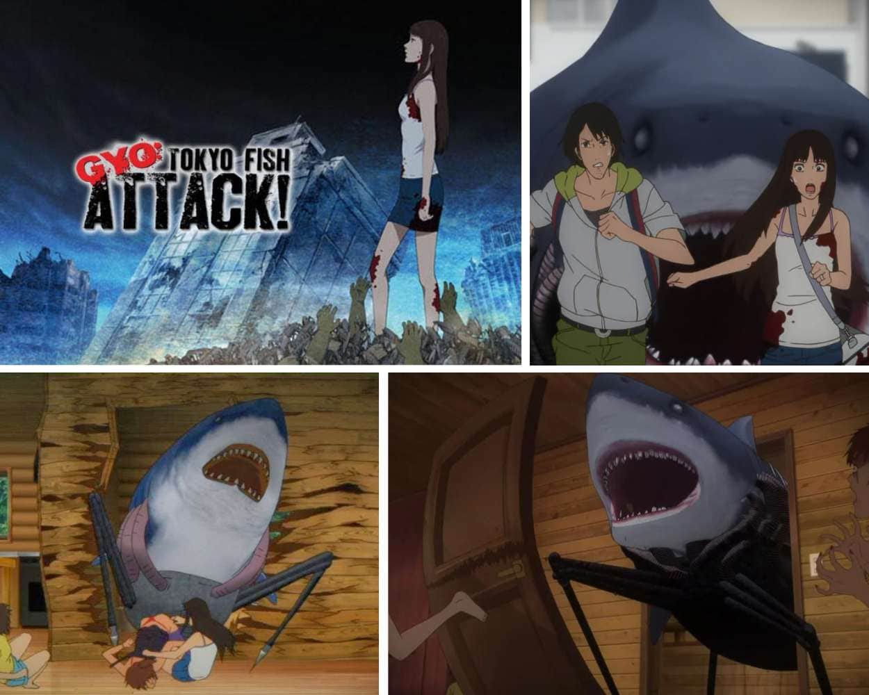 Gyo Tokyo Fish Attack anime movie about zombie fish
