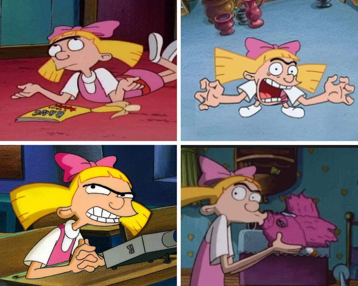Helga Pataki's dysfunctional family from Hey Arnold