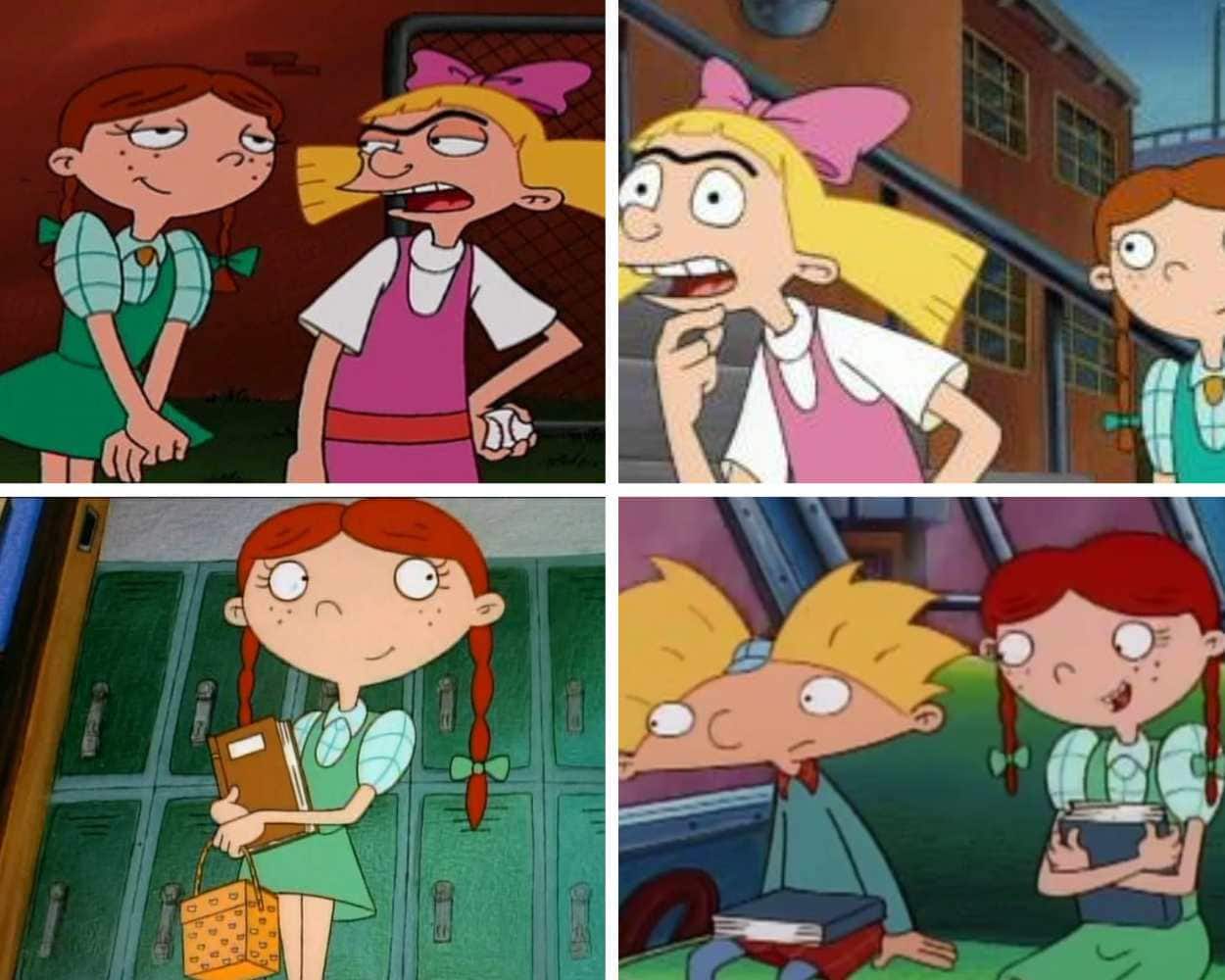 Lila and Helga from Hey Arnold