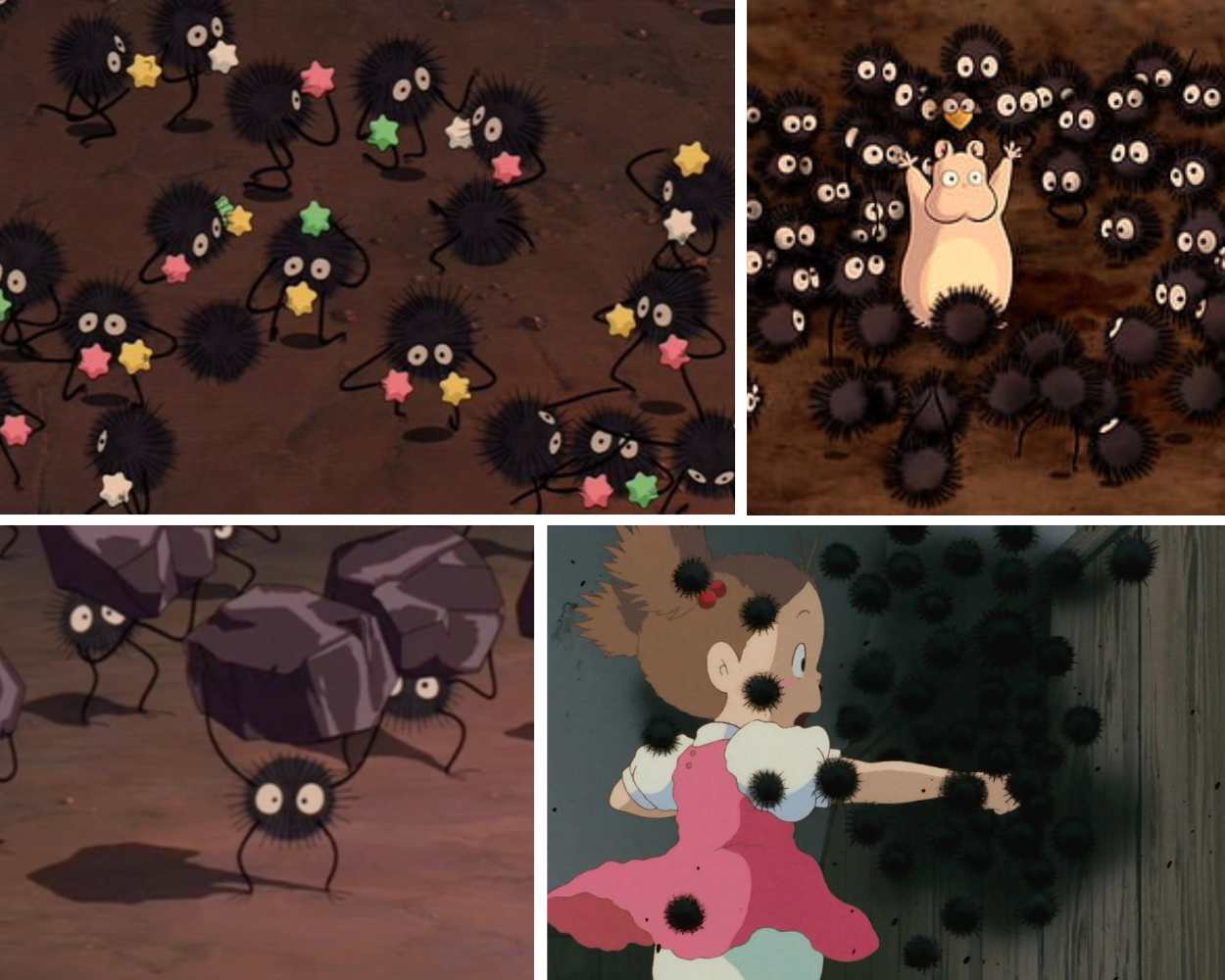 Soot Sprites Studio Ghibli creatures