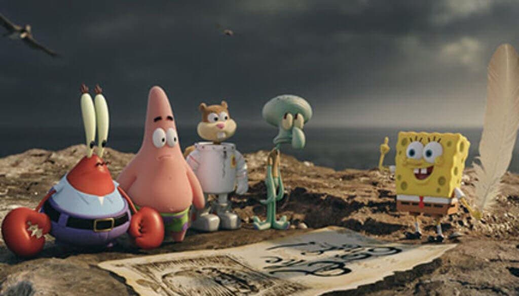 The SpongeBob Movie Sponge Out of Water animated sea movie