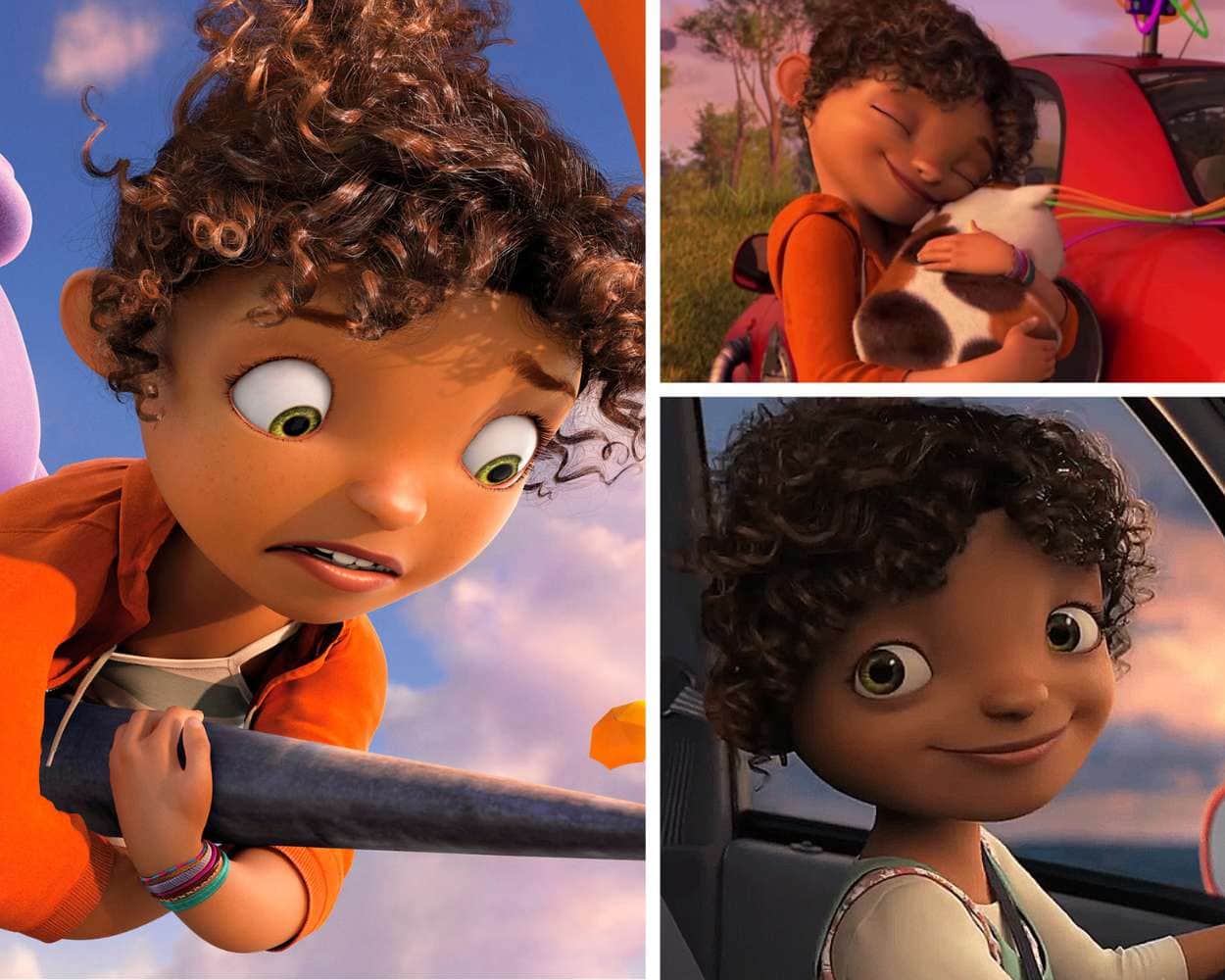 Tip Tucci from Home, a female cartoon character with curly brown hair