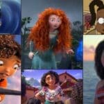 female cartoon characters with curly hair