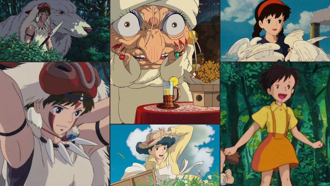 studio ghibli female characters
